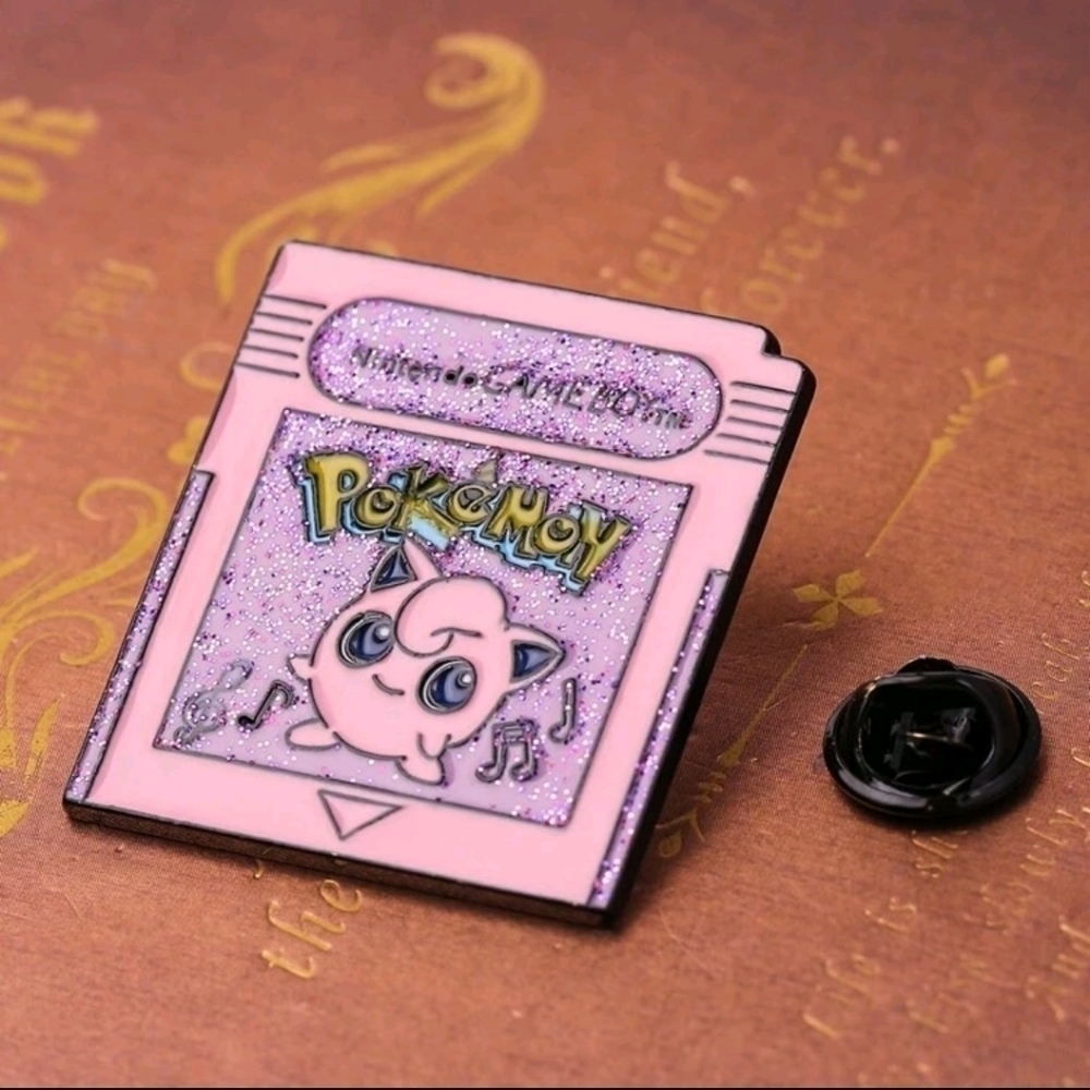 COPY - Nintendo game boy Pokemon cartridge Nintendo purple collectors enamel pin